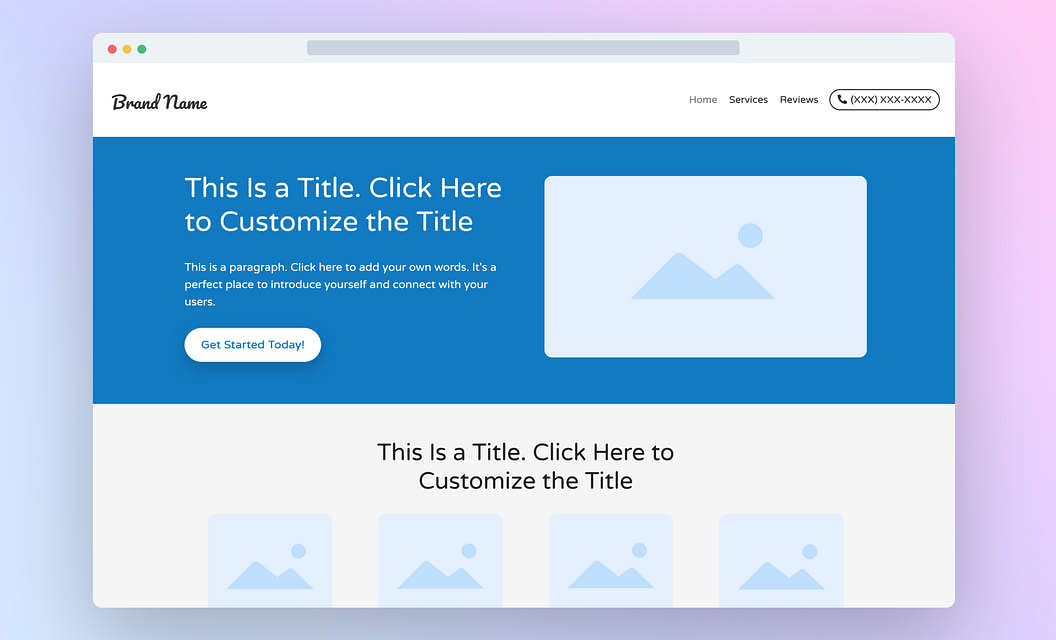 Blank Website Template 5 Blank Website Template