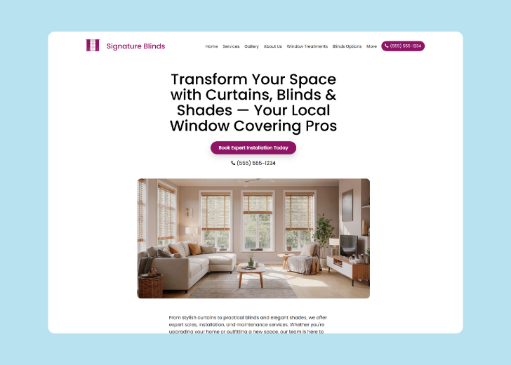 Revive Detailing landing page with the tagline 'Elevate the appearance and condition of your vehicle with Revive Detailing' with a picture of a shiny red car