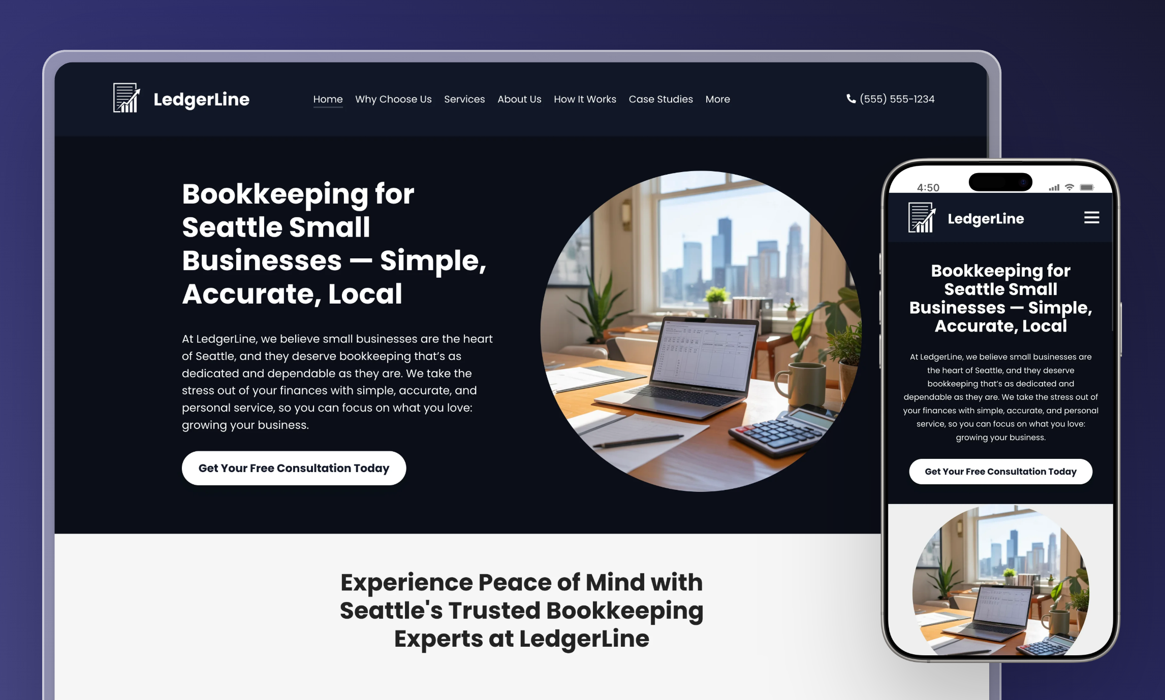 Bookkeeping Website Builder