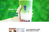An example of a bubble tea website.