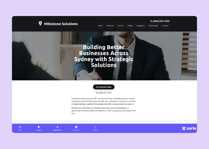 Screenshot of Zarla Editor's UI for selecting fonts and color palettes and uploading custom images