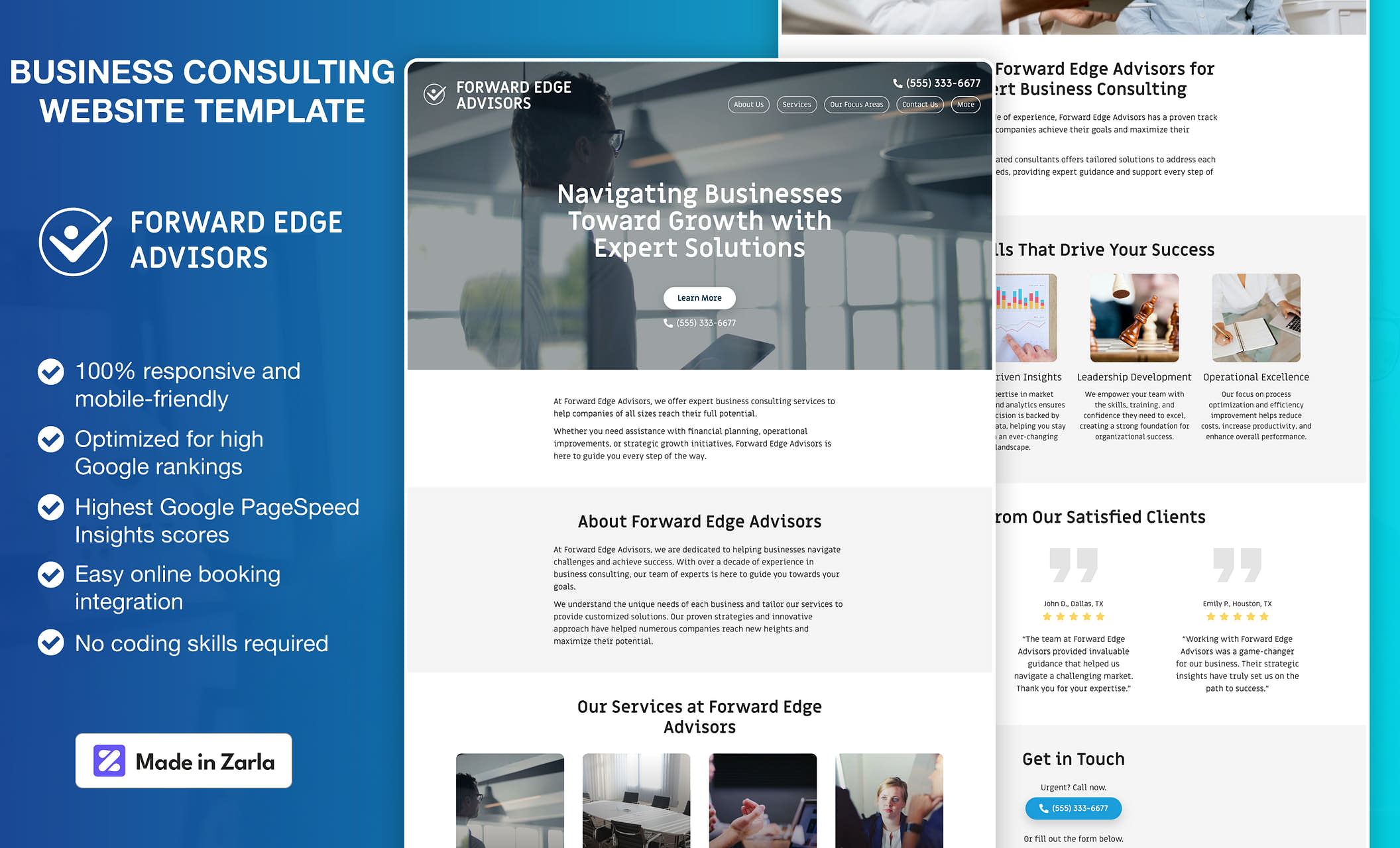 20+ Free Consulting Website Templates for Business Zarla
