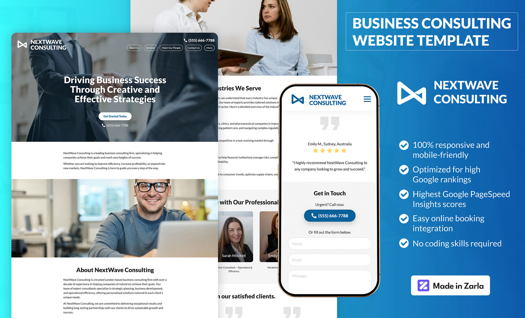 20+ Free Consulting Website Templates for Business Zarla