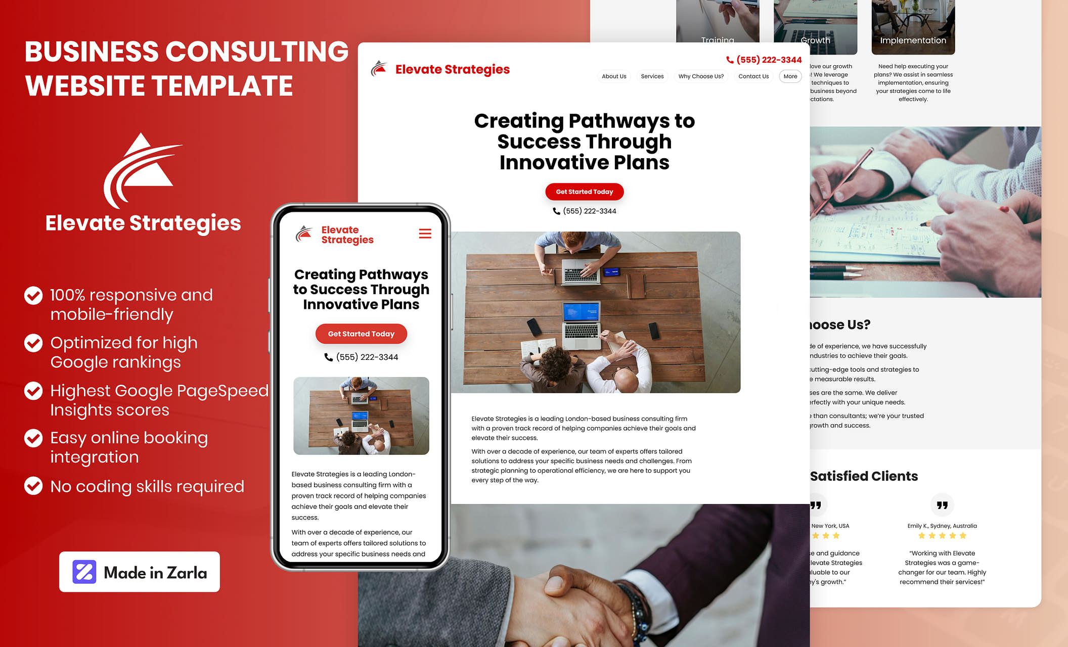 20+ Free Consulting Website Templates for Business Zarla