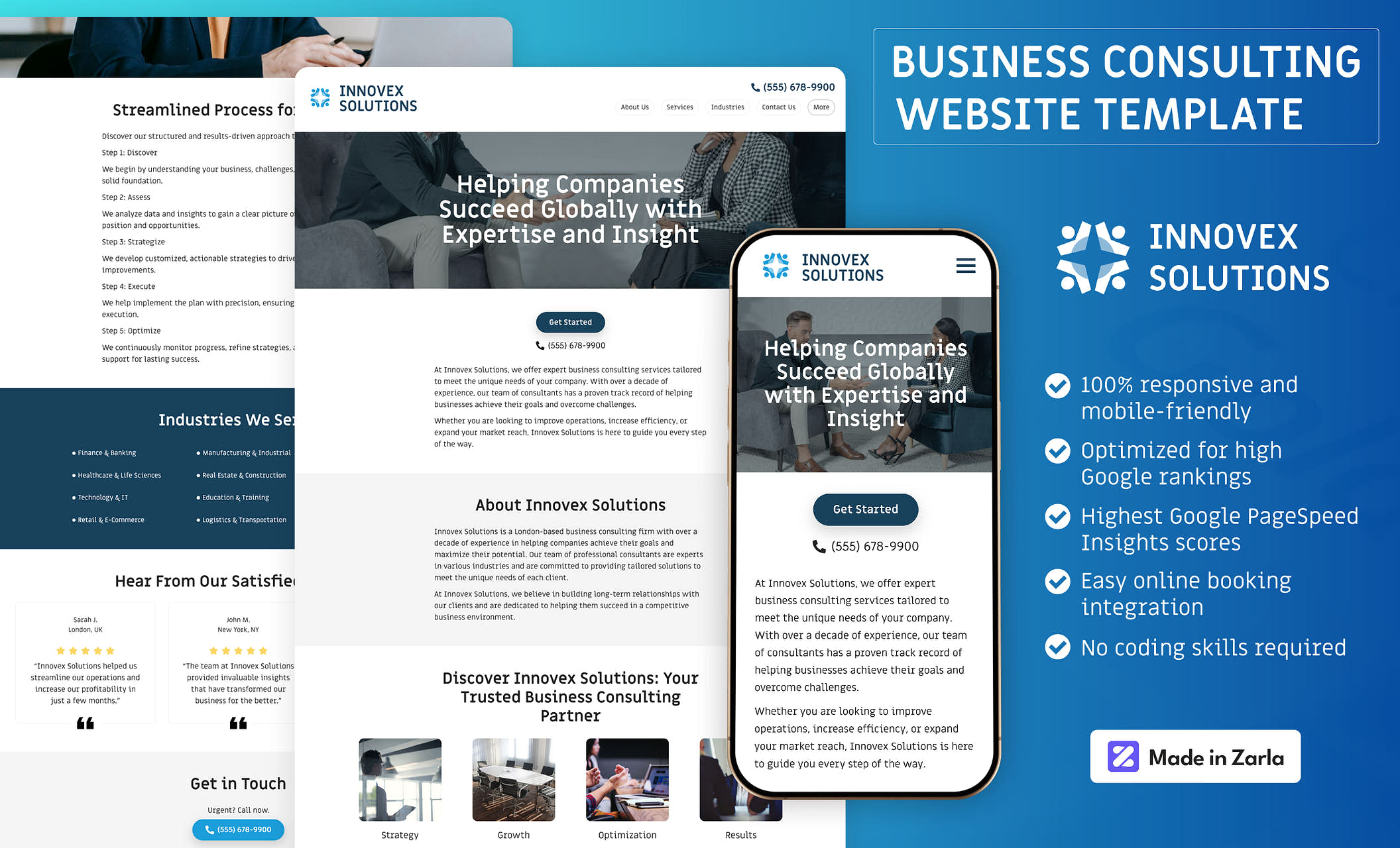 20+ Free Consulting Website Templates for Business Zarla