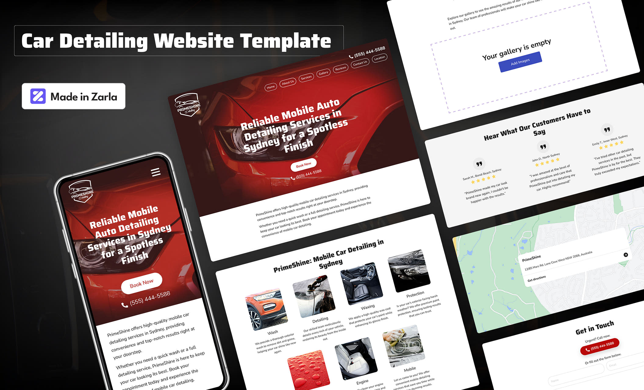 Image 19 for Auto Detailing Website Templates