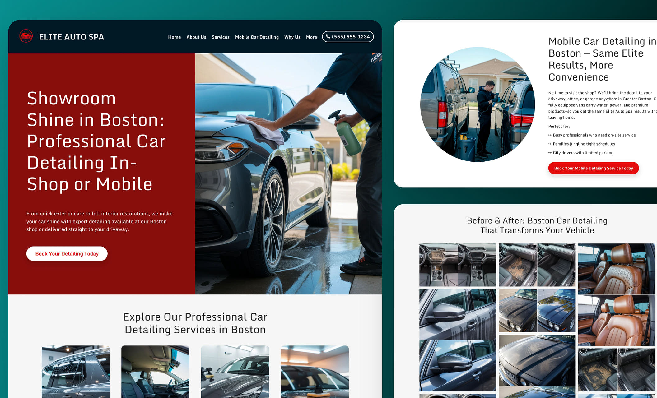 Image 16 for Auto Detailing Website Templates
