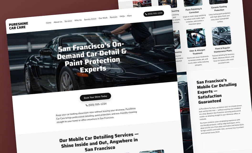PureShine Car Care Car Detailing Website Template pureshine-car-care-car-detailing-website-template