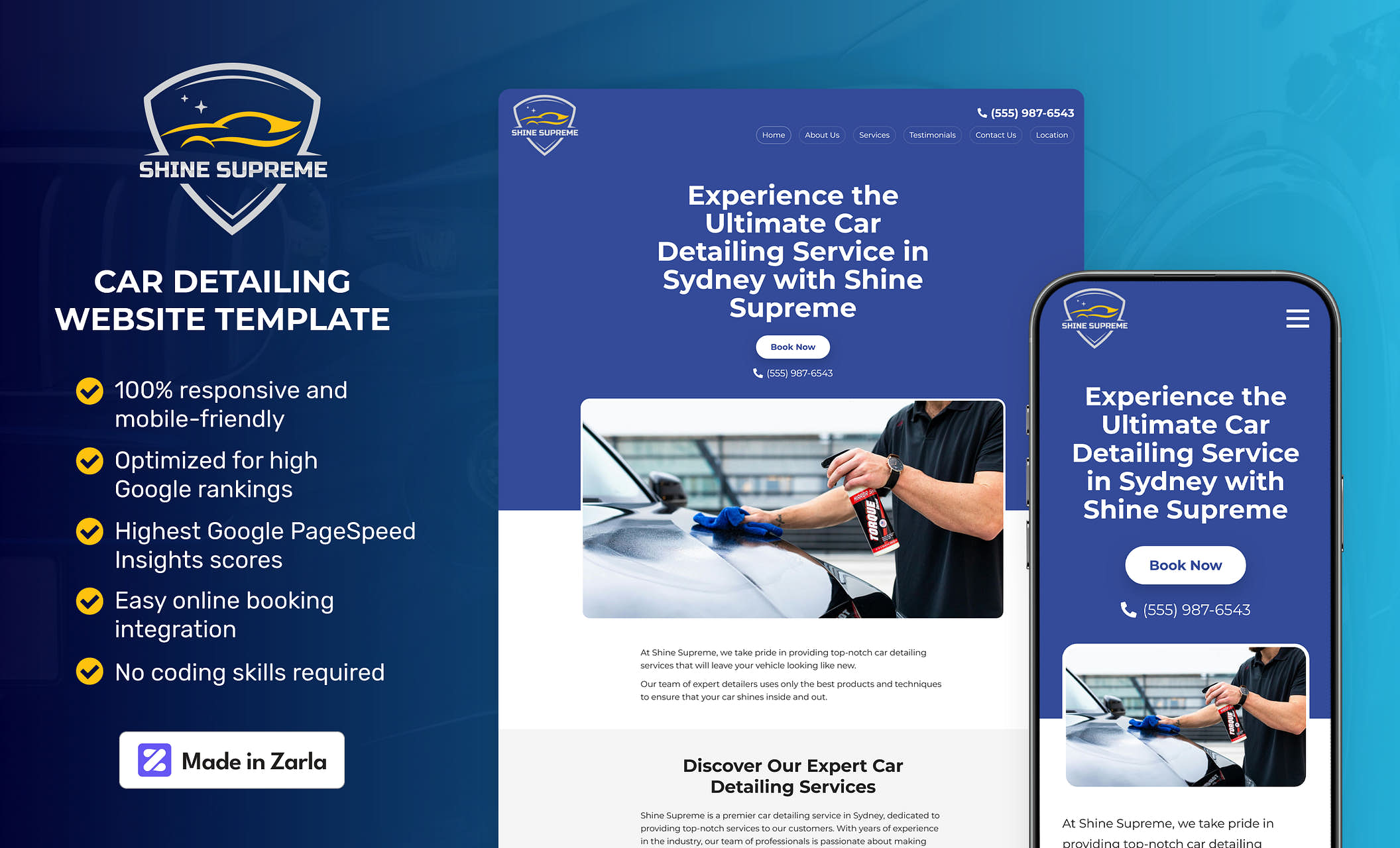 Best Car Detailing Website Templates Custom Designs Zarla