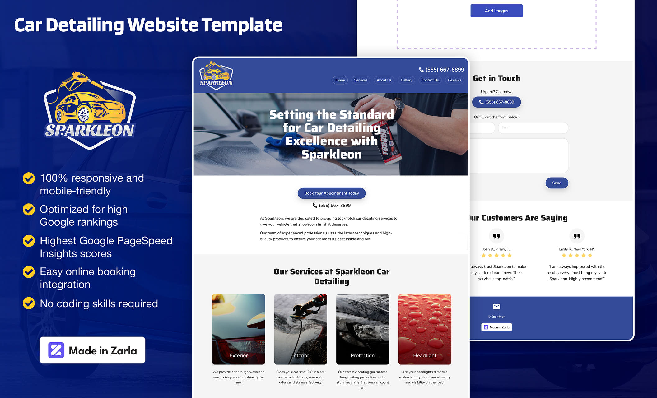 Best Car Detailing Website Templates Custom Designs Zarla