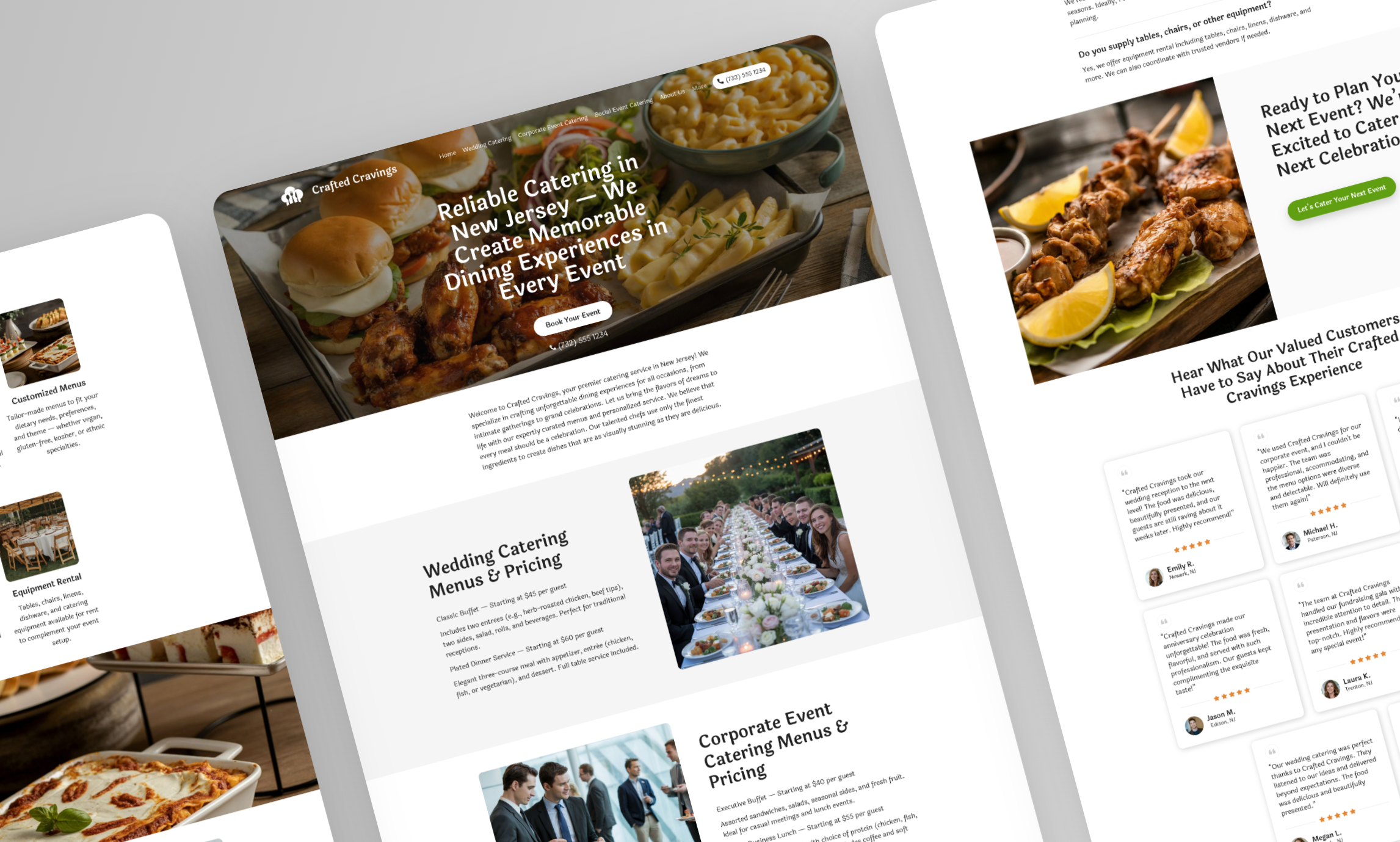 Catering Website Builder