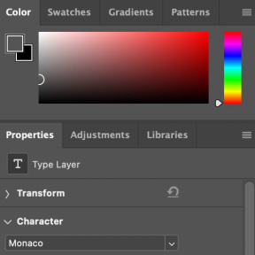 Change the text color.