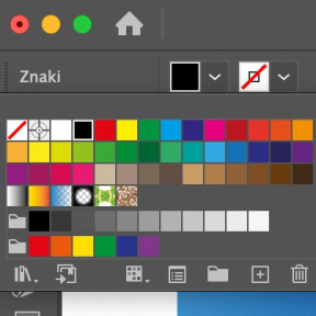 Zmień kolor tekstu.
