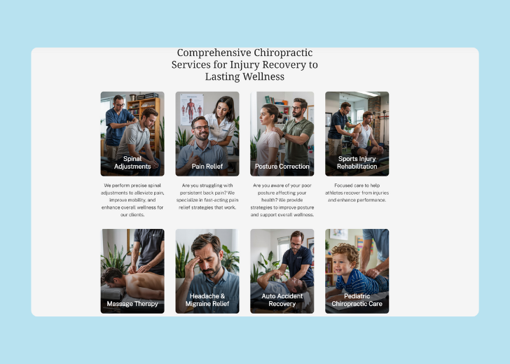 Spotless Touch landing page of a specific service titled 'Post Construction Cleaning' with a contact form on the side