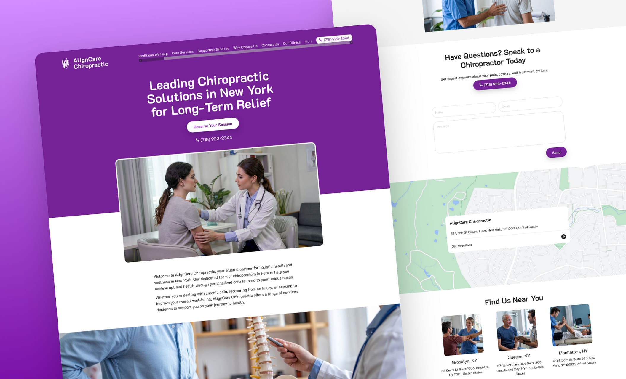 Best Chiropractor Website Templates Custom Designs Zarla