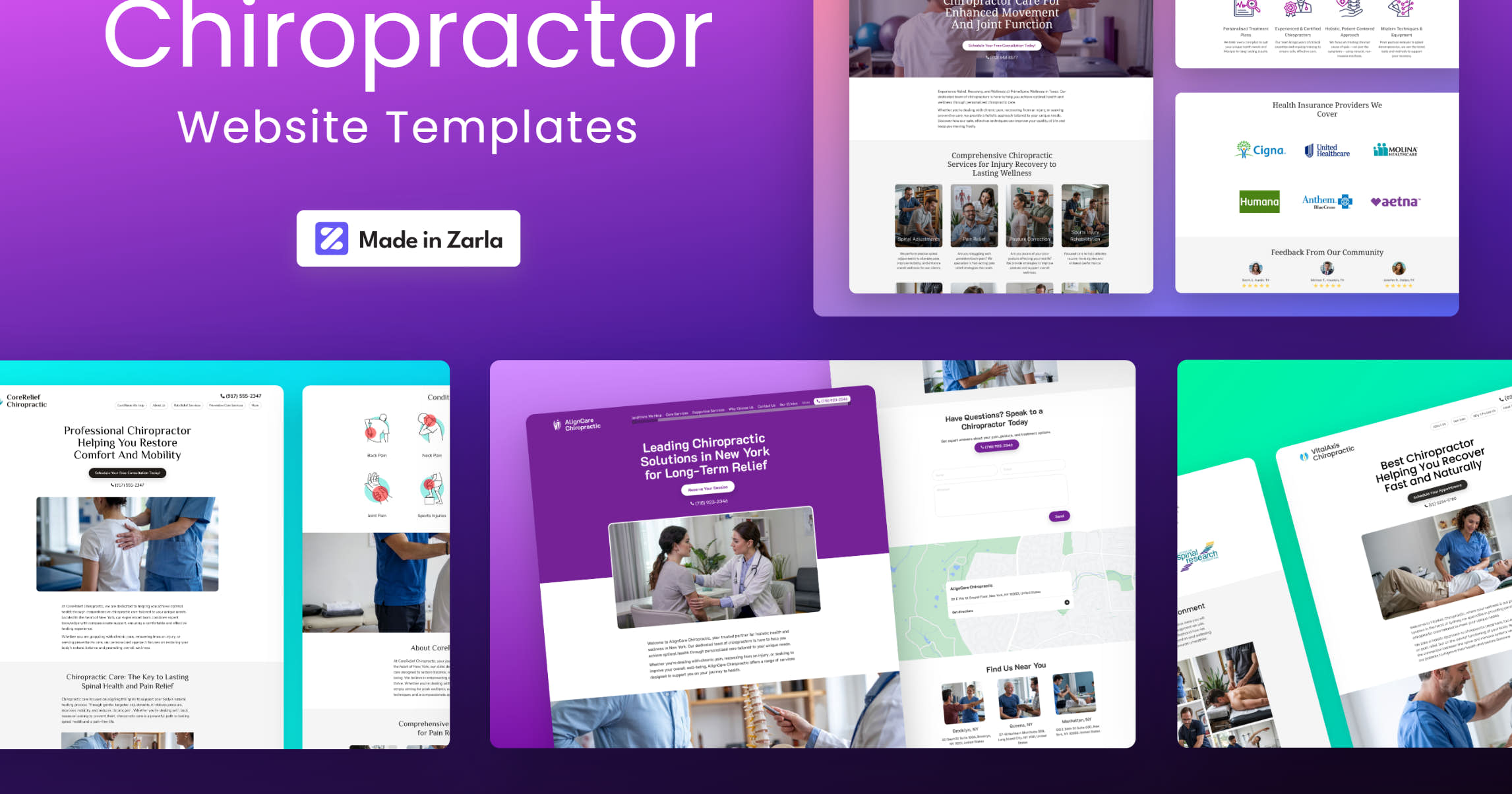 Best Chiropractor Website Templates Custom Designs Zarla
