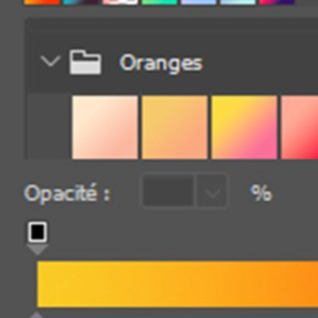Choisissez un dégradé.