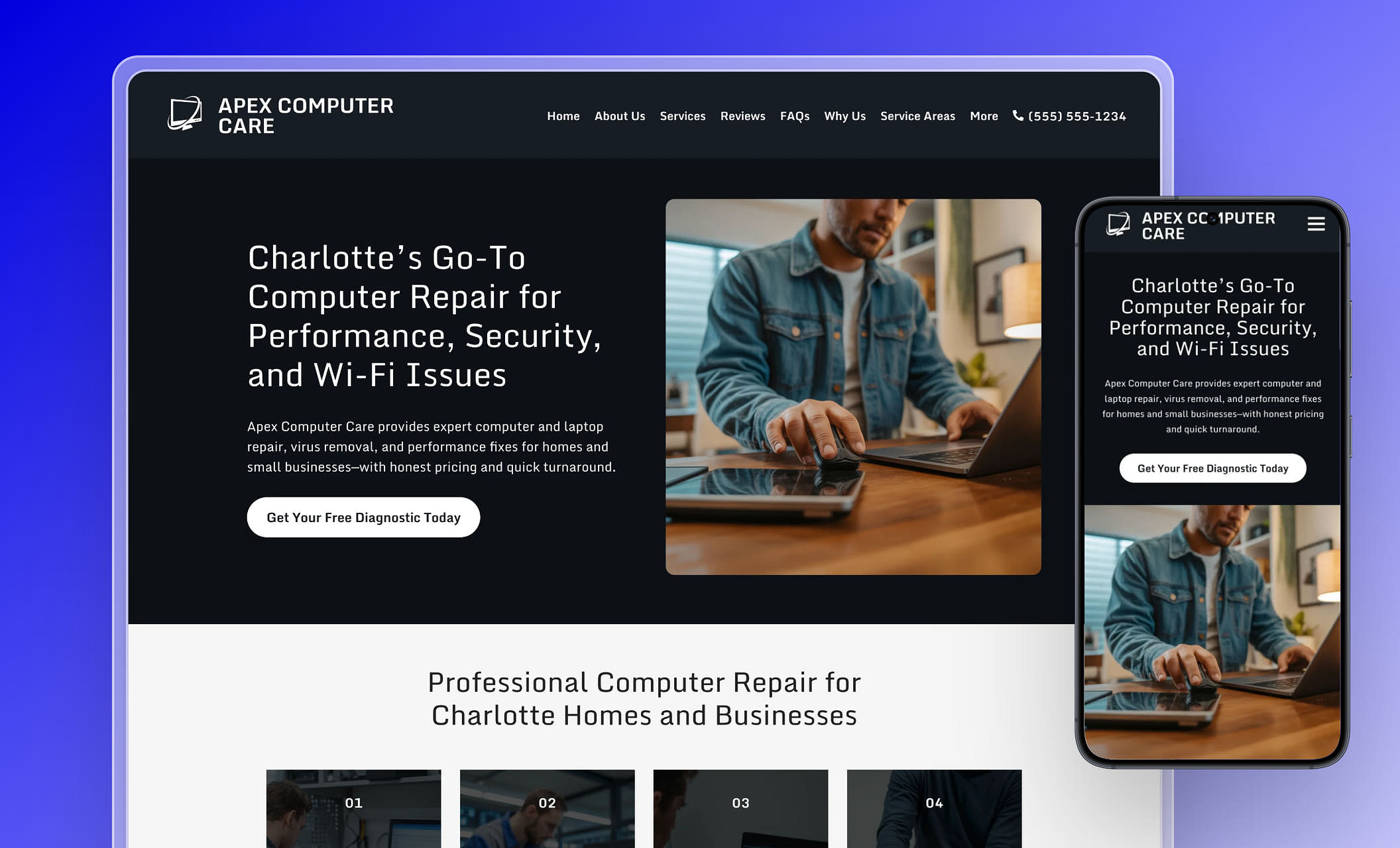 Website Templates for Computer Repair Services Zarla