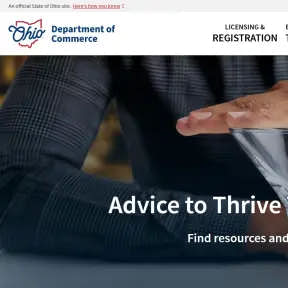 Contact the Ohio Department of Commerce.