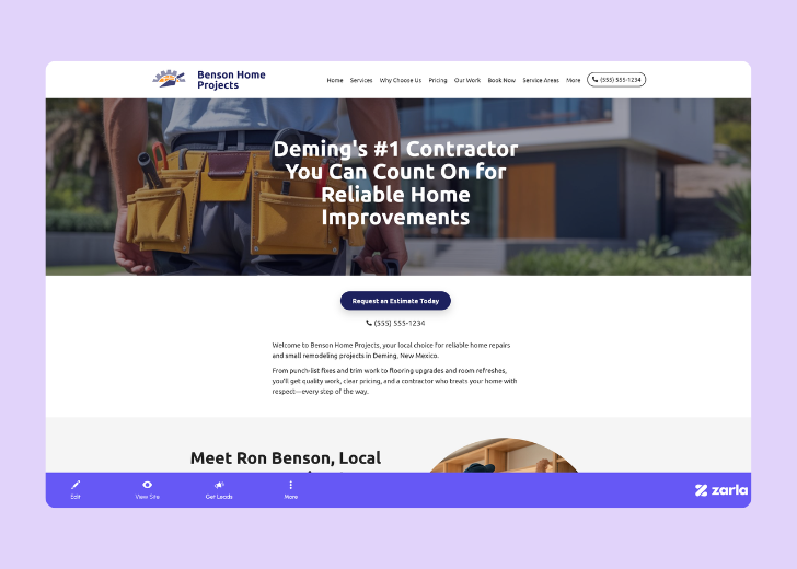 Screenshot of Zarla Editor's UI for selecting fonts and color palettes and uploading custom images