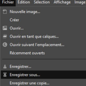 Créez un fichier de sauvegarde.