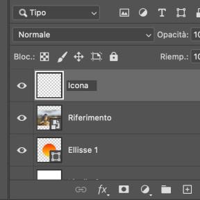 Crea un nuovo livello.
