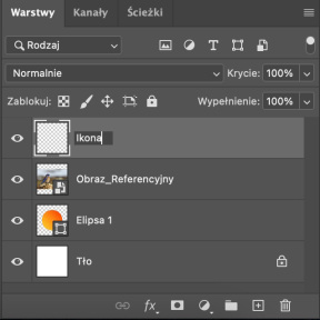 Utwórz nową warstwę.