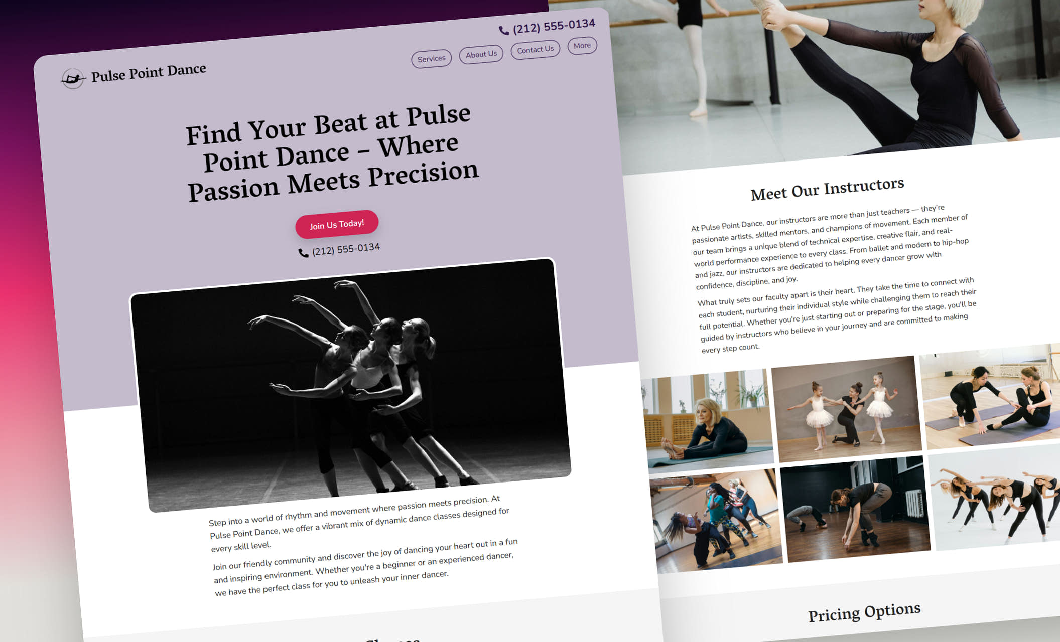 Best Dance Studio Website Themes & Designs Zarla