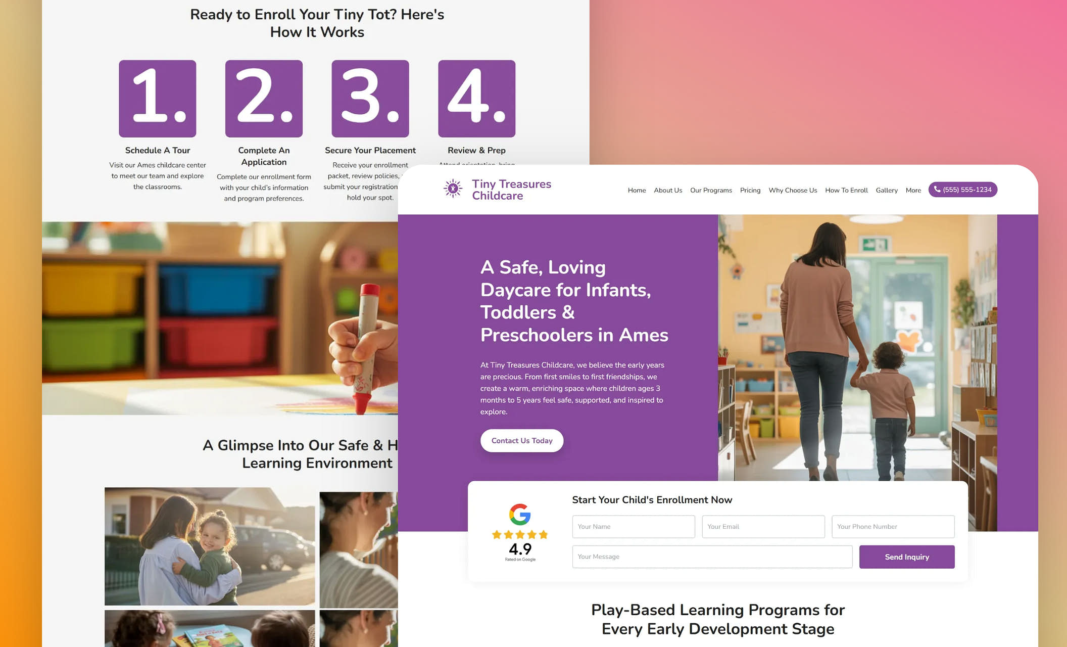 Best Daycare Website Designs & Templates HighQuality Website Themes