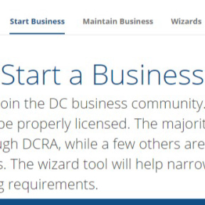 Register your business in DC.