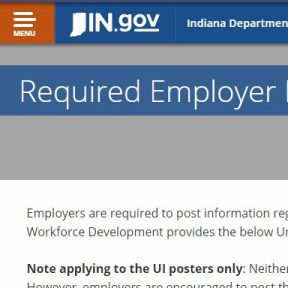 Display mandatory posters at your place of business.