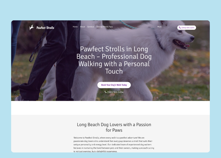 Revive Detailing landing page with the tagline 'Elevate the appearance and condition of your vehicle with Revive Detailing' with a picture of a shiny red car