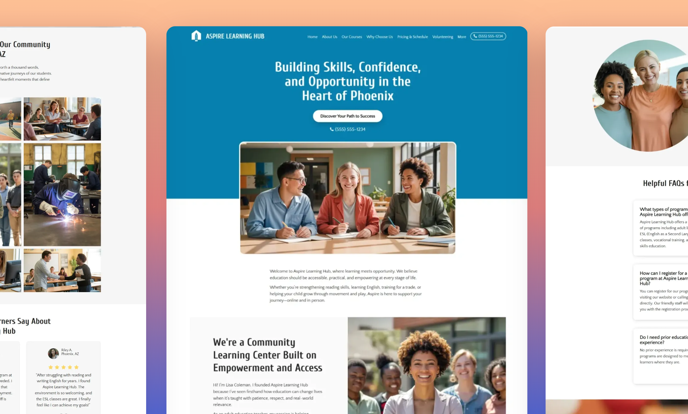 Education Website Builder