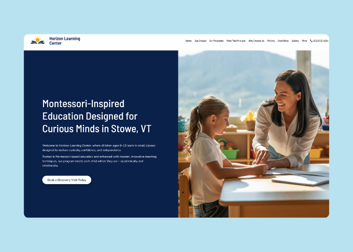 Revive Detailing landing page with the tagline 'Elevate the appearance and condition of your vehicle with Revive Detailing' with a picture of a shiny red car