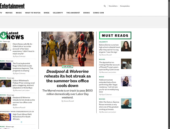 Entertainment Website Examples - In-Depth Reviews of Sites That Inform and Entertain