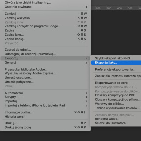 Eksportuj swój projekt.