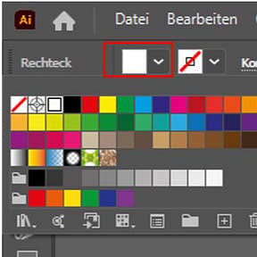 Wählen Sie die Füllfarbe.