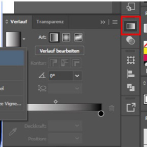 Wählen Sie einen Farbverlauf.