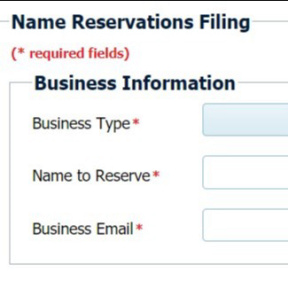 File a name reservation.