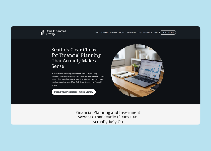 Revive Detailing landing page with the tagline 'Elevate the appearance and condition of your vehicle with Revive Detailing' with a picture of a shiny red car