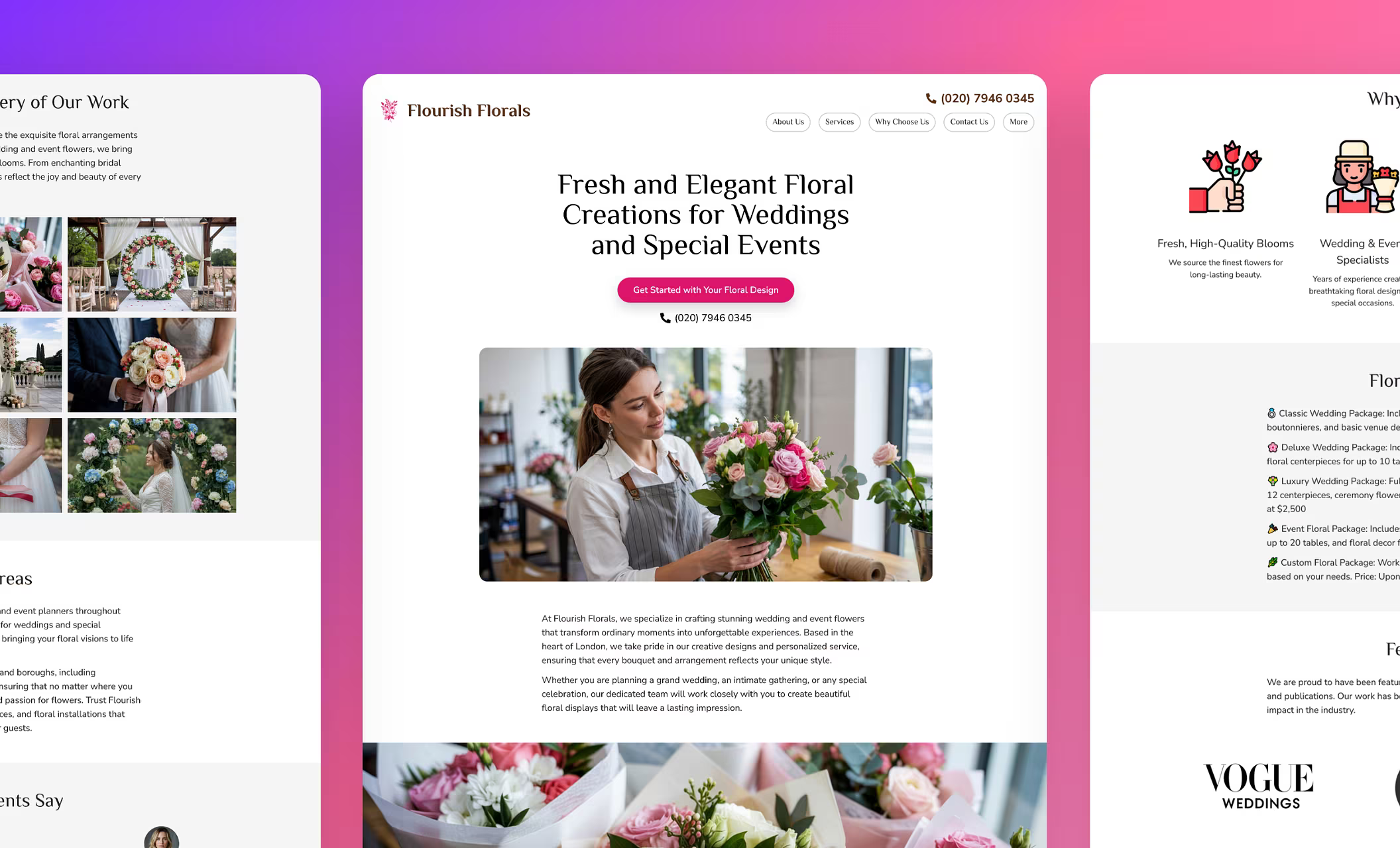 Florist Website Builder