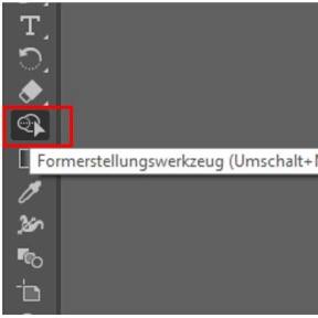 Wählen Sie das Formerstellungswerkzeug.