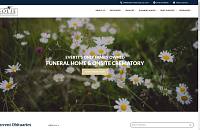 An example of a funeral home website.