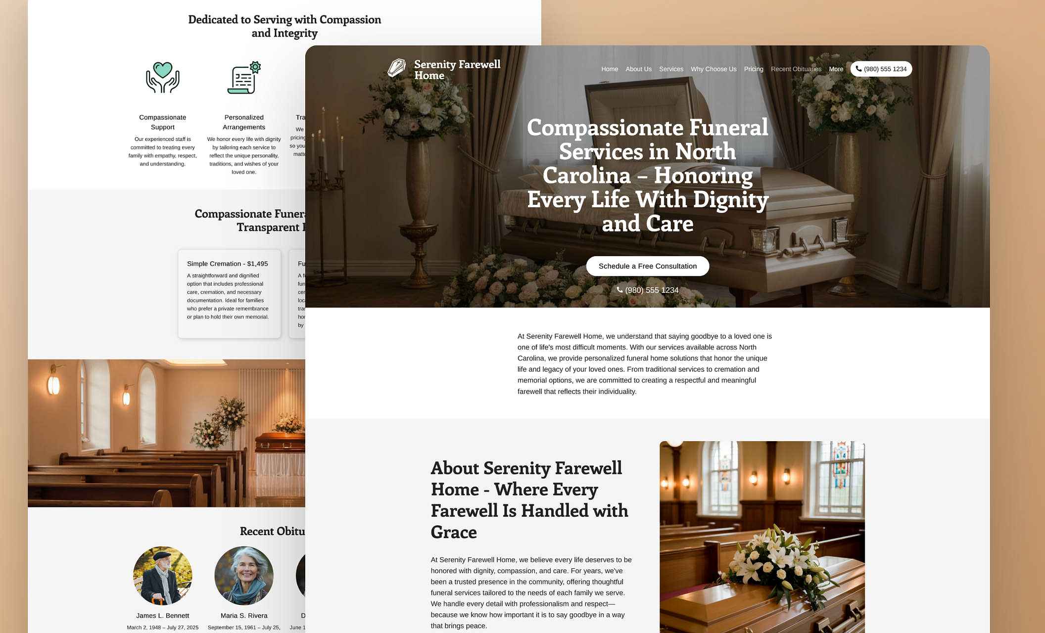 Best Funeral Home Website Designs for 2025 | Customizable & High