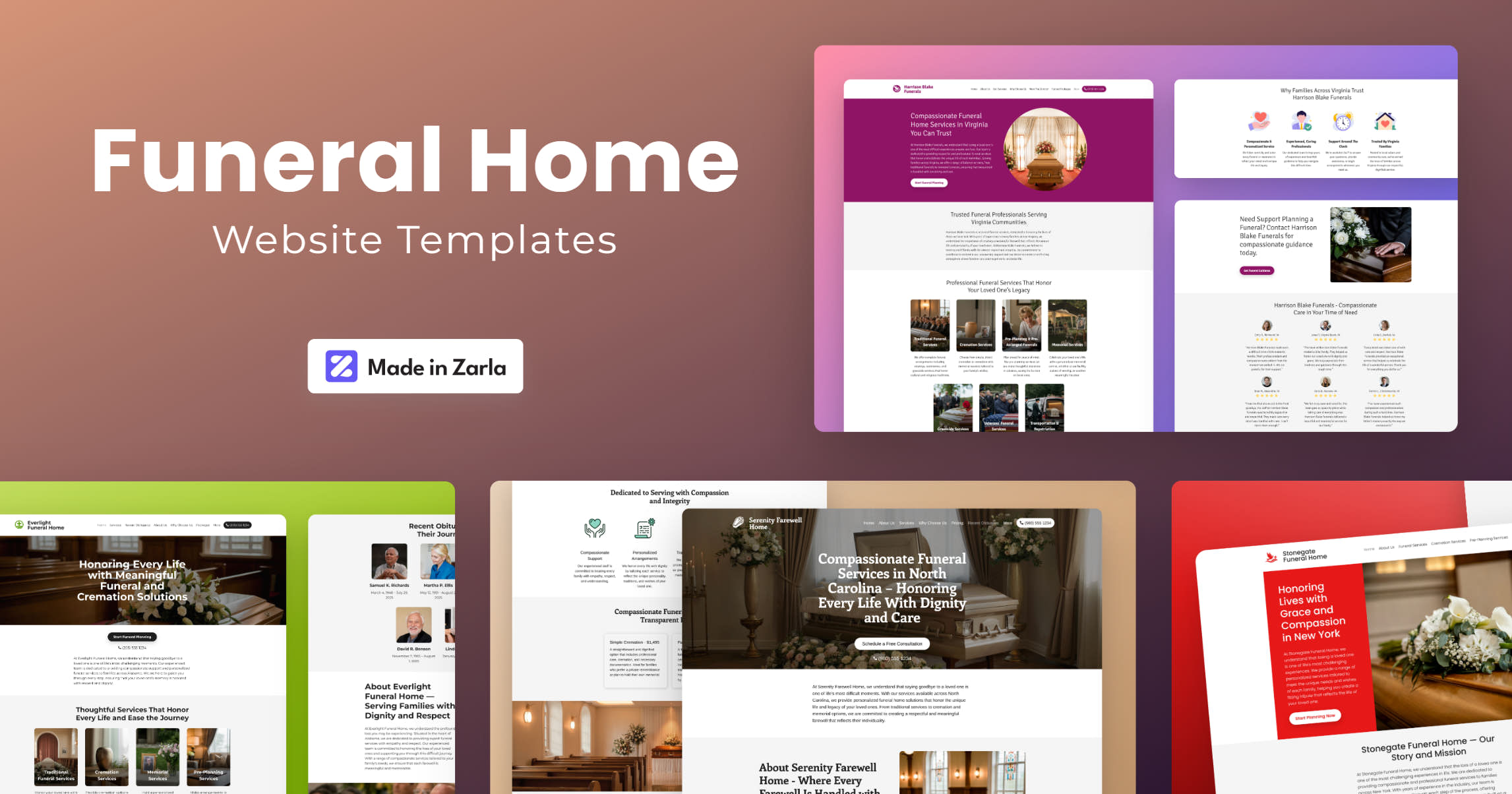 Best Funeral Home Website Designs for 2025 Customizable & High