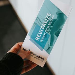 Get signage and branded materials.