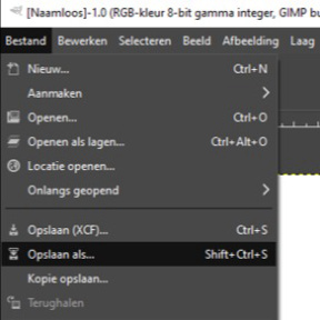 Sla het bestand regelmatig op