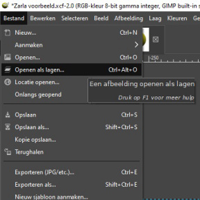 Gebruik een afbeelding als model