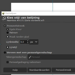 Belijn het pad van het icoon