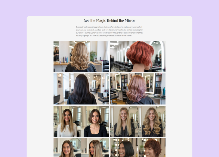 Gallery section titled 'Explore Our Stunning Home Remodeling Projects' with a gallery of 6 images of wooden-themed interior design in a masonry grid layout